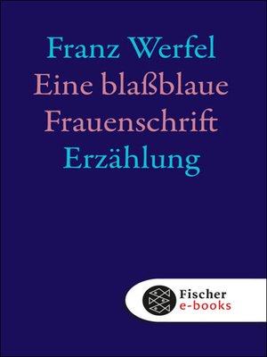 cover image of Eine blassblaue Frauenschrift